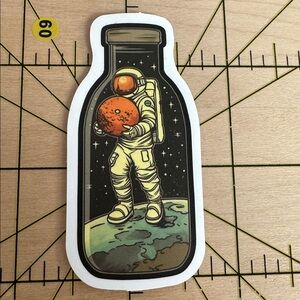 💜13/$13 +Bundle Sticker Sale | Aesthetic Astronaut Waterproof Sticker